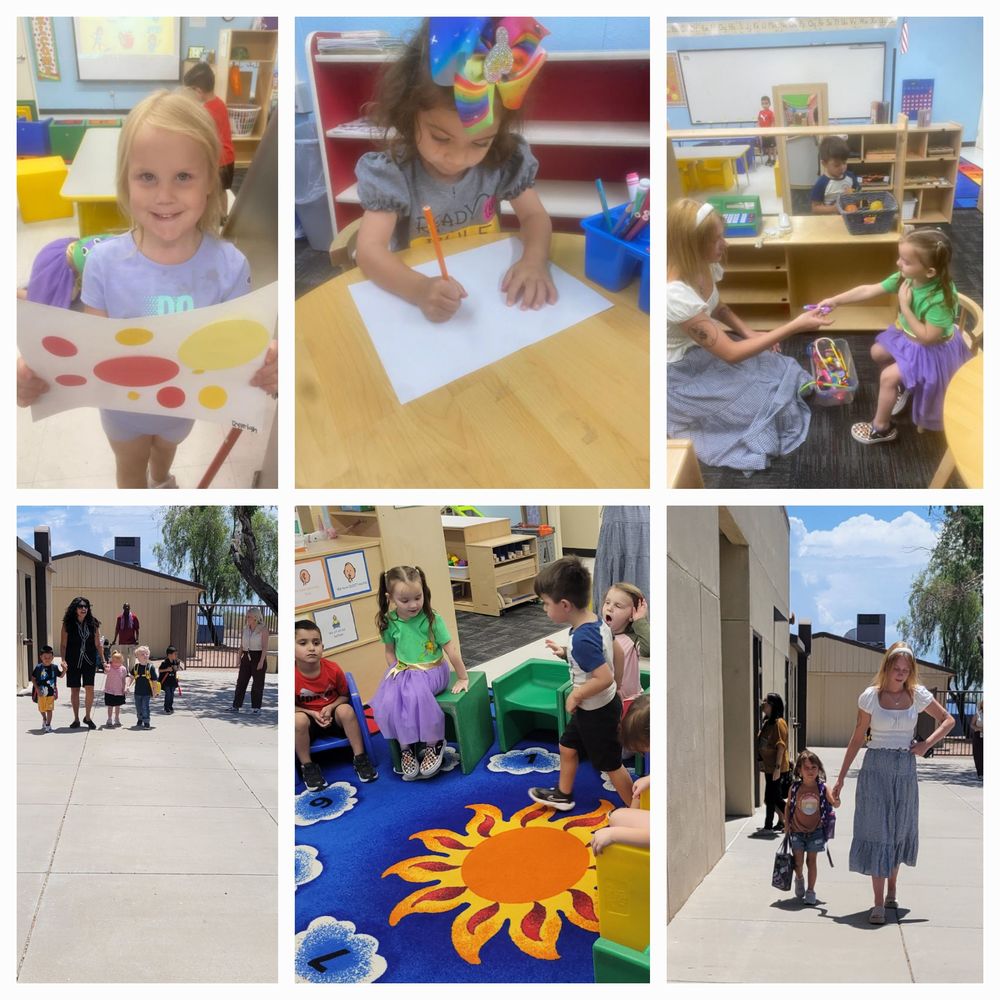 Preschooler's excited to start school!